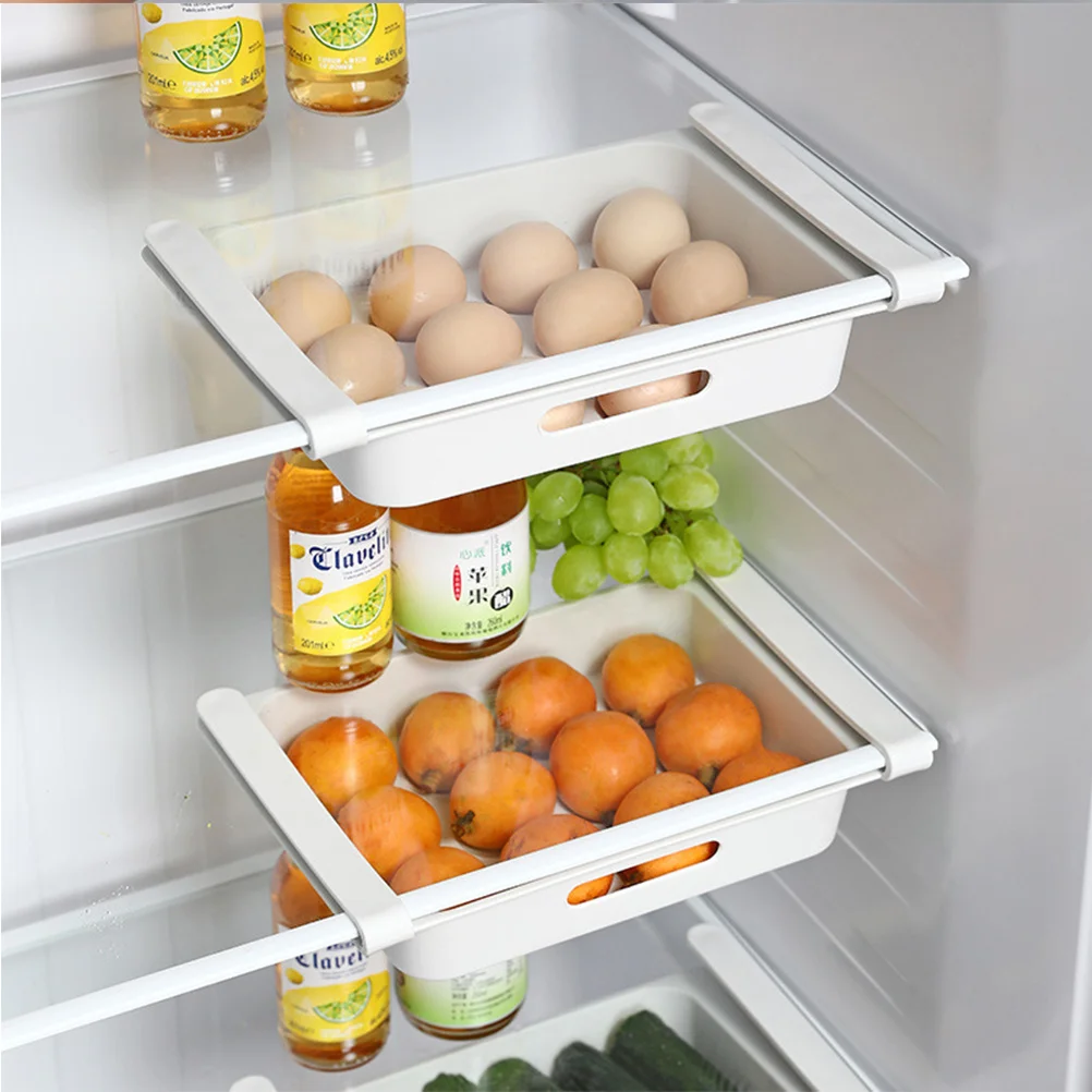 2Pcs Drawer Type Plastic Storage Boxes Refrigerator Egg Storage Box Space Saving Fruit Holder Household Fridge Organizer
2Pcs Drawer Type Plastic Storage Boxes Refrigerator Egg Storage Box Space Saving Fruit Holder Household Fridge Organizer