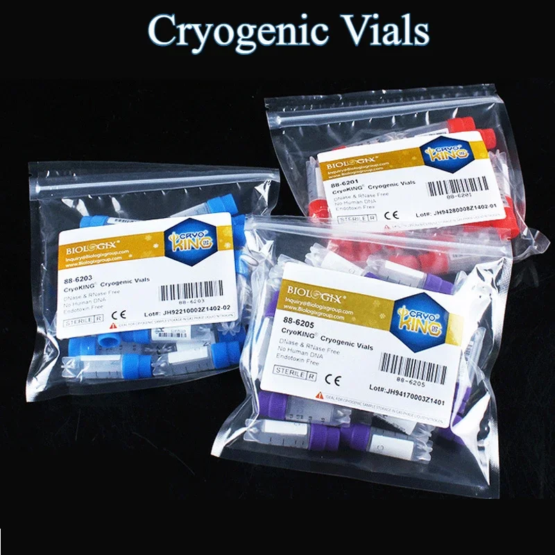 25 шт. в упаковке, криогенные флаконы Biologix, трубка для жидкого азота 1,8 мл, 5 мл, криотрубки, безферментные гамма стерилизованные трубки для хранения образцов
25 шт. в упаковке, криогенные флаконы Biologix, трубка для жидкого азота 1,8 мл, 5 мл, криотрубки, безферментные гамма стерилизованные трубки для хранения образцов