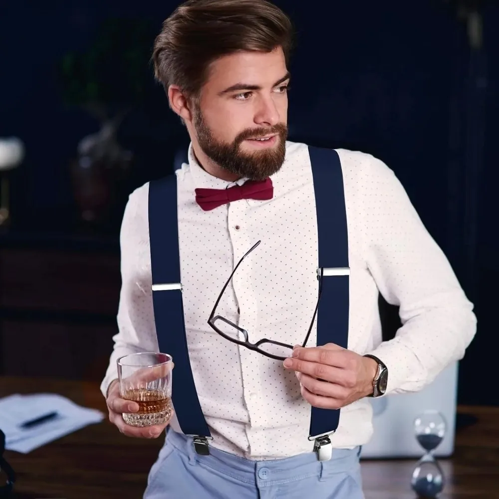 Solid Color Work Suspenders Heavy Duty High Elastic Elastic Pants Braces Anti-slip 5cm Wide Adjustable Suspenders Casual Wear
Solid Color Work Suspenders Heavy Duty High Elastic Elastic Pants Braces Anti-slip 5cm Wide Adjustable Suspenders Casual Wear