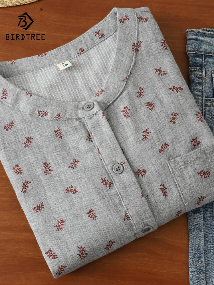 New 2026 Summer Women Cotton Yarn Short Sleeve Shirt, Stand Print, Mori Girl Fashion Breathable Soft Thin Loose Blouse T65553CC
New 2026 Summer Women Cotton Yarn Short Sleeve Shirt, Stand Print, Mori Girl Fashion Breathable Soft Thin Loose Blouse T65553CC