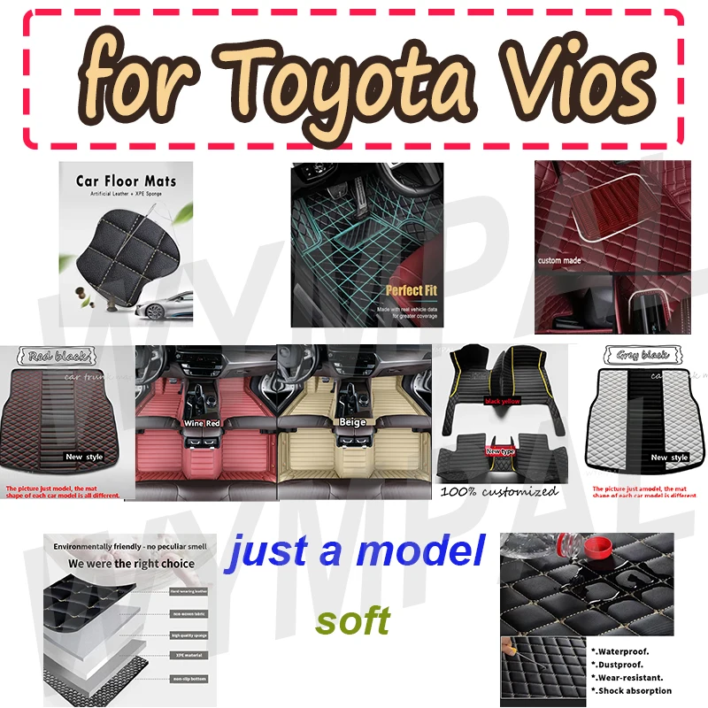 LUXURY Car Mats For Toyota Vios Yaris sedan ATIV Limo XP150 2013~2022 Car Floor Mats
LUXURY Car Mats For Toyota Vios Yaris sedan ATIV Limo XP150 2013~2022 Car Floor Mats