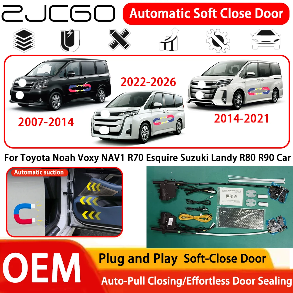 for Toyota Noah Voxy NAV1 R70 Esquire Suzuki Landy R80 R90 Car OEM Plug and Play Automatic Electric Soft Close Door System
for Toyota Noah Voxy NAV1 R70 Esquire Suzuki Landy R80 R90 Car OEM Plug and Play Automatic Electric Soft Close Door System