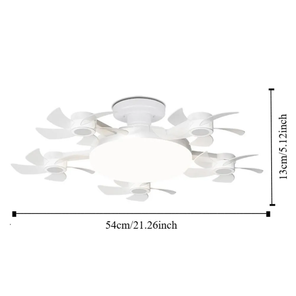 2 in 1 5 Heads Ceiling Fan Light 3 Lighting Modes with Remote Control Hanging Fan with LED Light Wind Speed Adjustable
2 in 1 5 Heads Ceiling Fan Light 3 Lighting Modes with Remote Control Hanging Fan with LED Light Wind Speed Adjustable