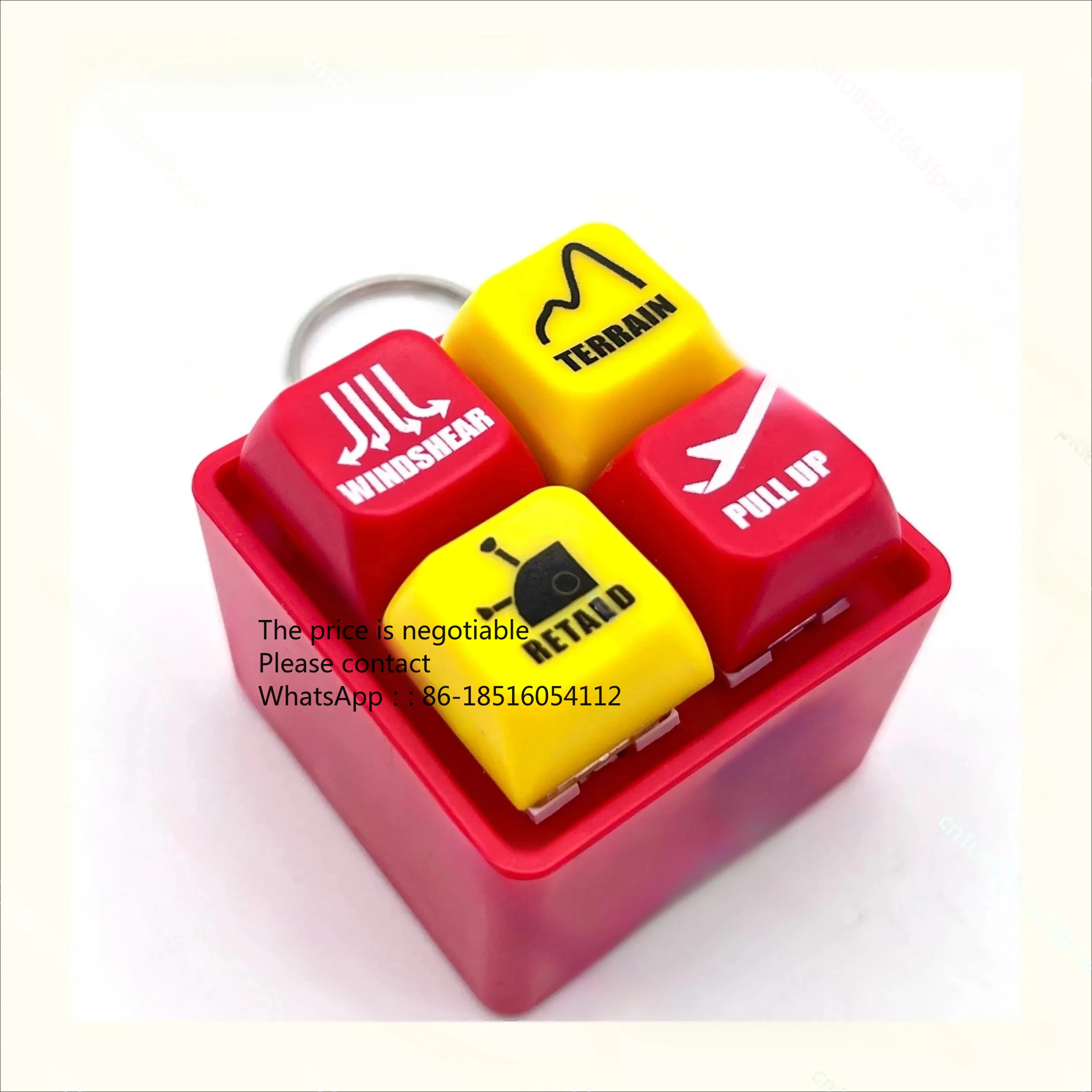 Брелок с предупреждающим звуком самолета — подарок авиации в стиле Boeing и Airbus с кнопкой EGPWS
Брелок с предупреждающим звуком самолета — подарок авиации в стиле Boeing и Airbus с кнопкой EGPWS