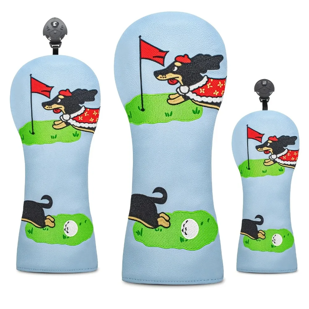 1pc/3pcs Cute Little Dog Golf Club Head Cover | Suitable for Driver, Fairway Wood, Hybrid, Ideal for Outdoor Enthusiasts
1pc/3pcs Cute Little Dog Golf Club Head Cover | Suitable for Driver, Fairway Wood, Hybrid, Ideal for Outdoor Enthusiasts