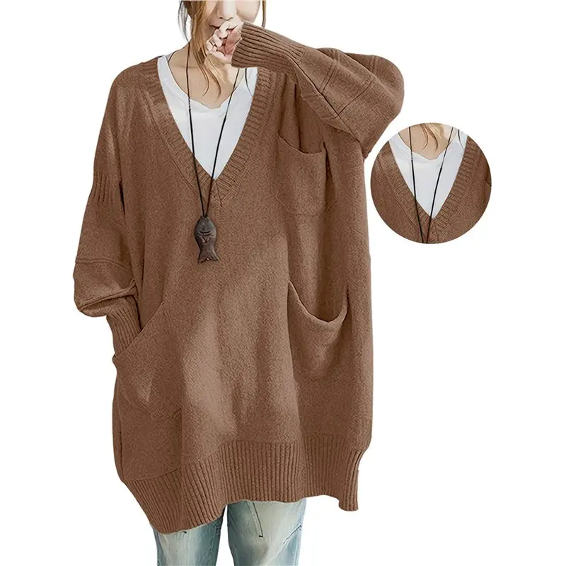 CYL-Womens Sweater Dress Oversized Casual V Neck Knit Blouses Fall Outfits Vacation Winter Clothes
CYL-Womens Sweater Dress Oversized Casual V Neck Knit Blouses Fall Outfits Vacation Winter Clothes