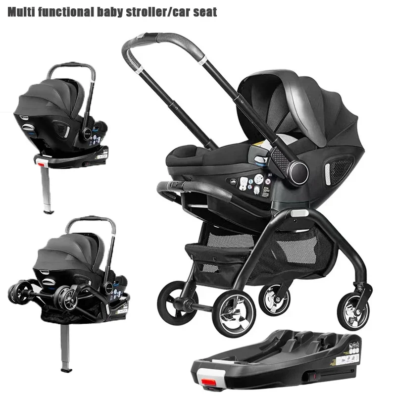 4in1 Baby Stroller, Children's Car Seat Luxurious Newborn Portable Lightweight Baby Carriage with ISOFIX Base
4in1 Baby Stroller, Children's Car Seat Luxurious Newborn Portable Lightweight Baby Carriage with ISOFIX Base