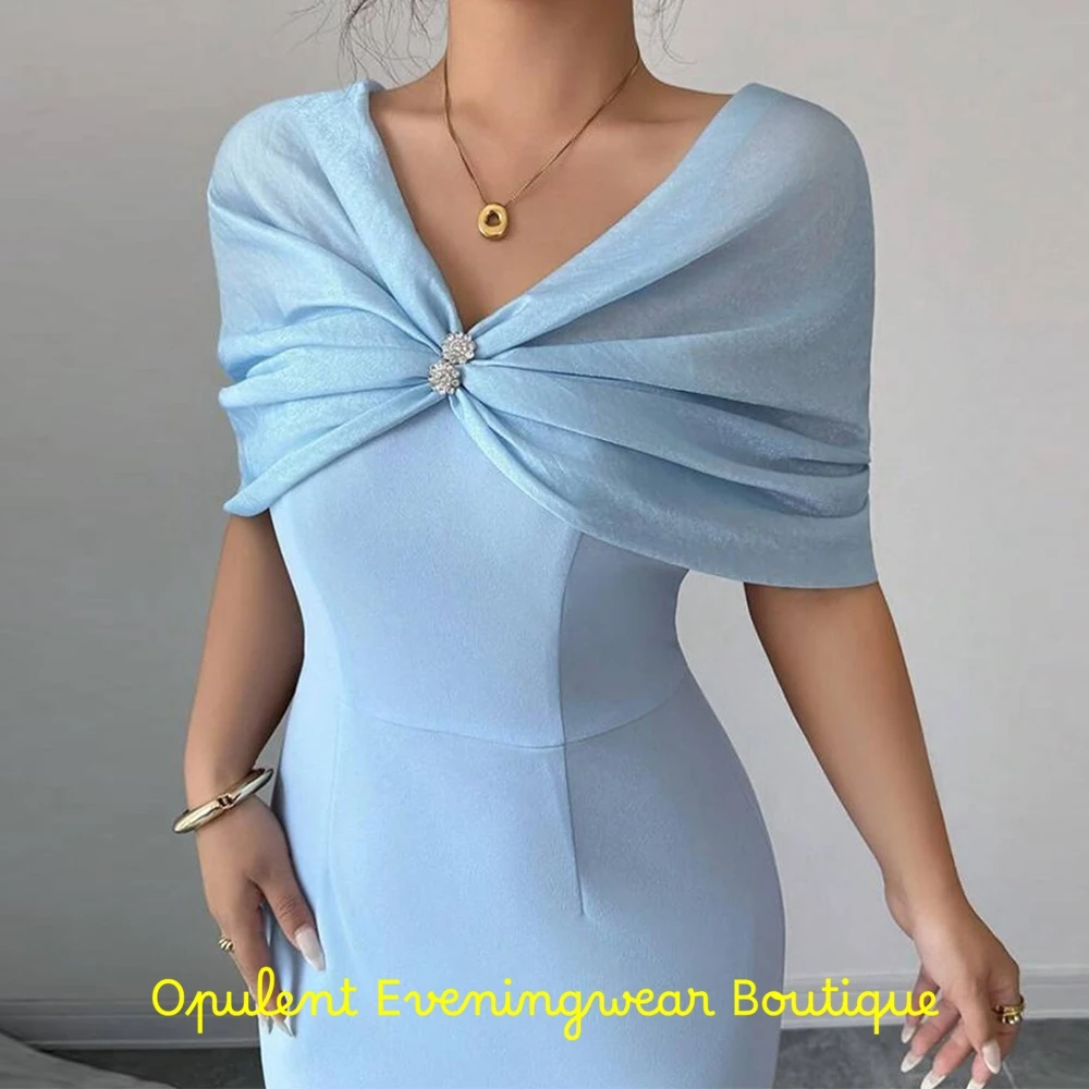 Fashion V-Neck Jersey Evening Dress Classic Mermaid Party Dresses Fashion Off the Shoulder Customized Special Occasion Gowns
Fashion V-Neck Jersey Evening Dress Classic Mermaid Party Dresses Fashion Off the Shoulder Customized Special Occasion Gowns