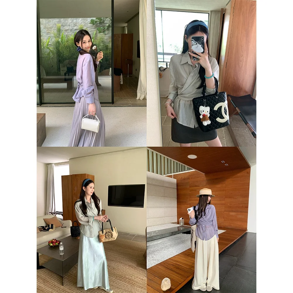 Sun Protection Side Buttoned Shirt Women's Premium Fashion Summer 2025 Other Material 100% Beer Nine Side Buttoned Sunscreen ...
Sun Protection Side Buttoned Shirt Women's Premium Fashion Summer 2025 Other Material 100% Beer Nine Side Buttoned Sunscreen ...