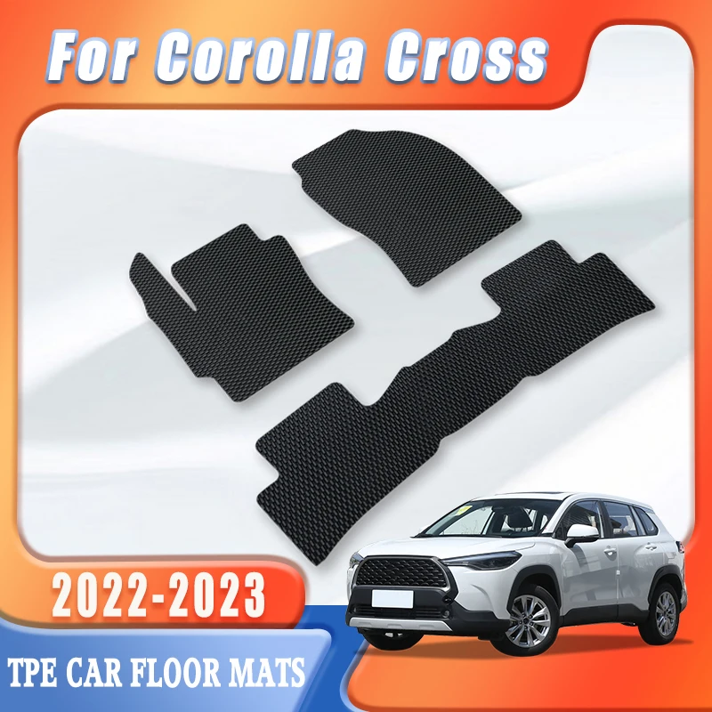 Автомобильные коврики из бисера TPE для Toyota Corolla Cross 2022 2023, аксессуары для салона автомобиля, сменные автомобильные подушечки для ног
Автомобильные коврики из бисера TPE для Toyota Corolla Cross 2022 2023, аксессуары для салона автомобиля, сменные автомобильные подушечки для ног