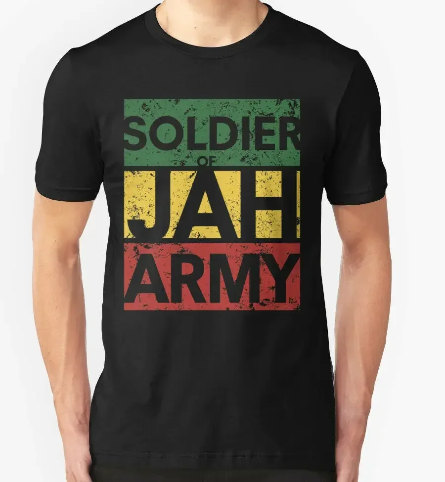 Soldiers of Jah Army. Jamaica Marley Rasta Reggae Lion T-Shirt. Summer Cotton O-Neck Short Sleeve Mens T Shirt New S-3XL
Soldiers of Jah Army. Jamaica Marley Rasta Reggae Lion T-Shirt. Summer Cotton O-Neck Short Sleeve Mens T Shirt New S-3XL