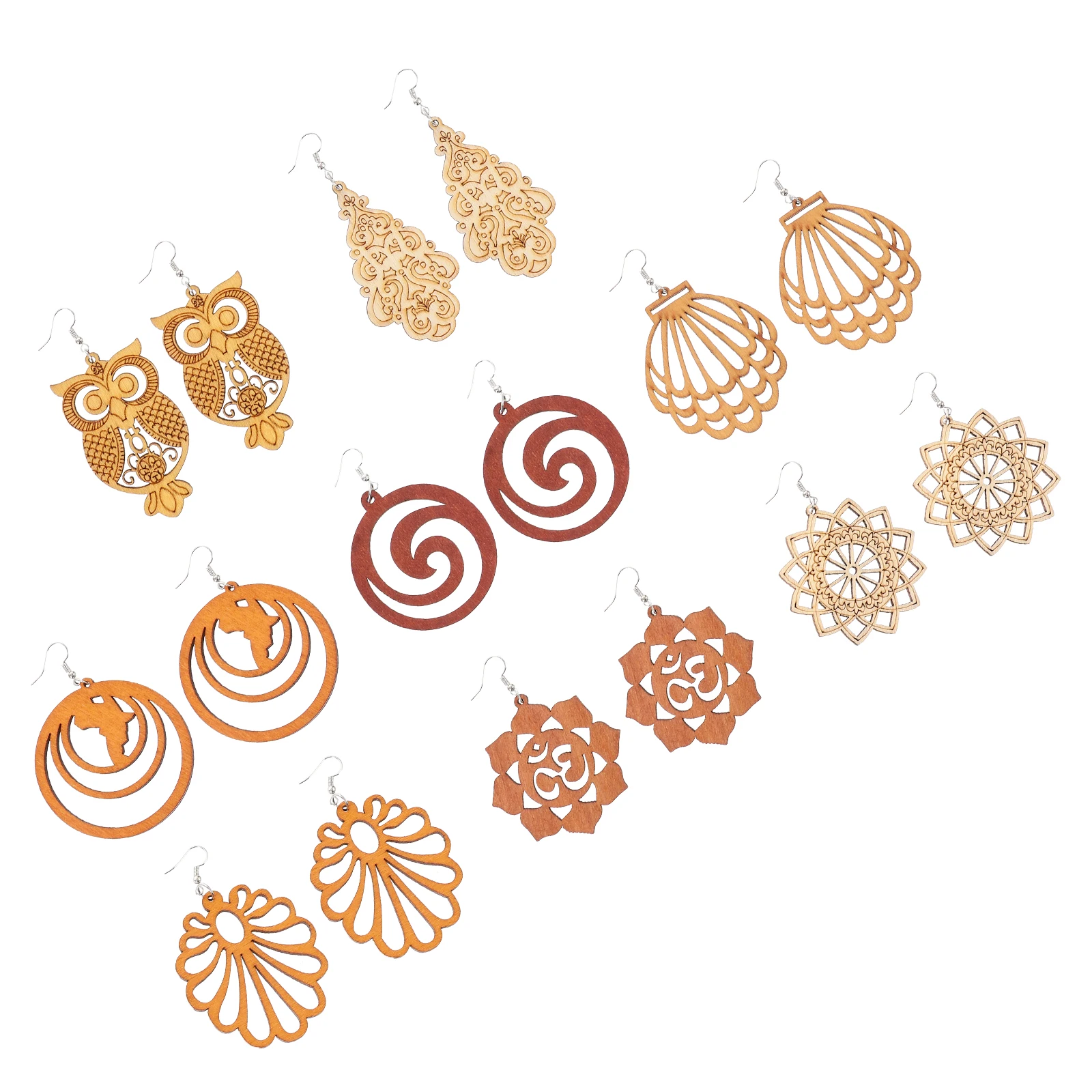 Decorative Eardrop Fashion Bohemian Decorative Eardrops Women Wooden Earrings Fashion Earrings Daily Wear Gifts
Decorative Eardrop Fashion Bohemian Decorative Eardrops Women Wooden Earrings Fashion Earrings Daily Wear Gifts