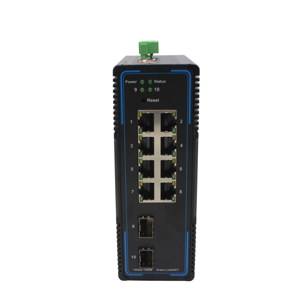Управляемый промышленный коммутатор порту POE SFP 2 SFP 8 портов POE RJ45 IEEE802.3af/at Переключатель на DIN-рейку Поддержка веб/SNMP/тенет/консоль
Управляемый промышленный коммутатор порту POE SFP 2 SFP 8 портов POE RJ45 IEEE802.3af/at Переключатель на DIN-рейку Поддержка веб/SNMP/тенет/консоль
