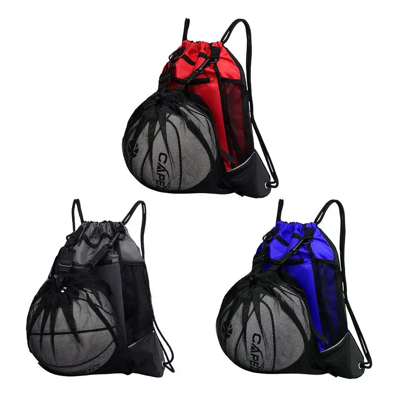 Drawstring Waterproof Basketball Backpack Portable Backpack Gym Bag With Detachable Ball Mesh Bag Concealed Mesh Bag Travel Bag
Drawstring Waterproof Basketball Backpack Portable Backpack Gym Bag With Detachable Ball Mesh Bag Concealed Mesh Bag Travel Bag