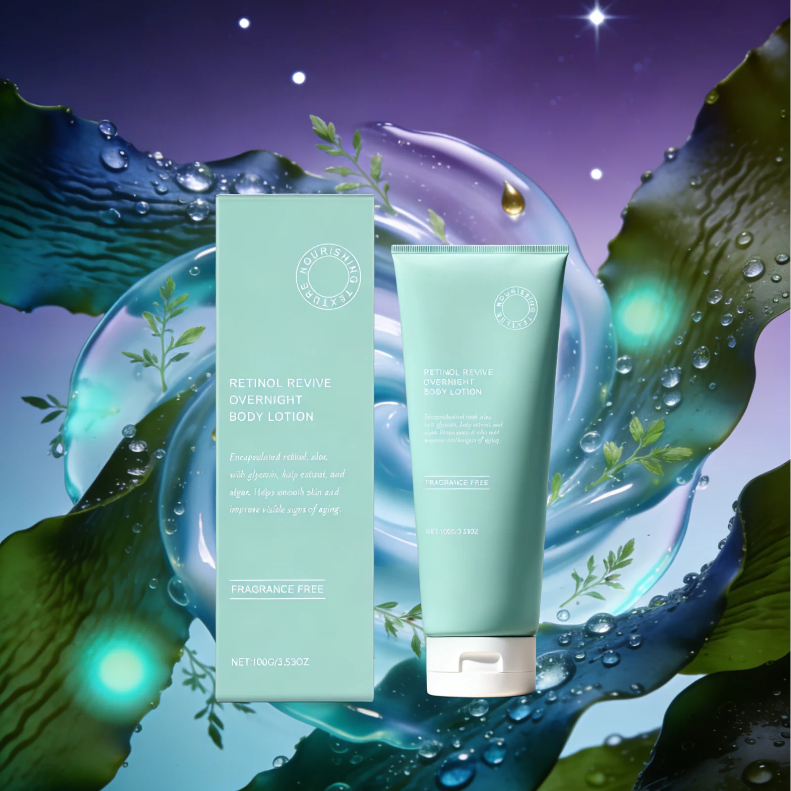 Retinol Body Lotion Kelp Overnight Rejuvenation Lighten Skin Brightening Anti Wrinkle Removal Cream Body Lotion Moisturizer 100g
Retinol Body Lotion Kelp Overnight Rejuvenation Lighten Skin Brightening Anti Wrinkle Removal Cream Body Lotion Moisturizer 100g