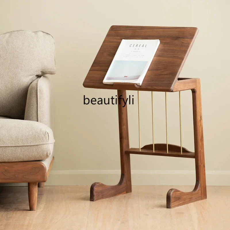 X188 Modern Nordic Solid Wood Sofa Side Living Room Coffee Table Adjustable Small Table Black Walnut Corner Table Bedroom
X188 Modern Nordic Solid Wood Sofa Side Living Room Coffee Table Adjustable Small Table Black Walnut Corner Table Bedroom