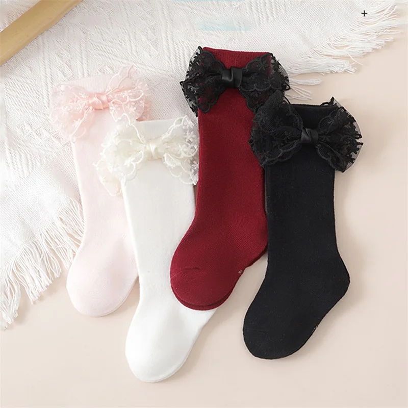 Blotona Toddler Socks for Girls Cute Lace Bowknot Anti-Skid Socks Over-The-Knee Socks Spring Summer Thin Socks
Blotona Toddler Socks for Girls Cute Lace Bowknot Anti-Skid Socks Over-The-Knee Socks Spring Summer Thin Socks