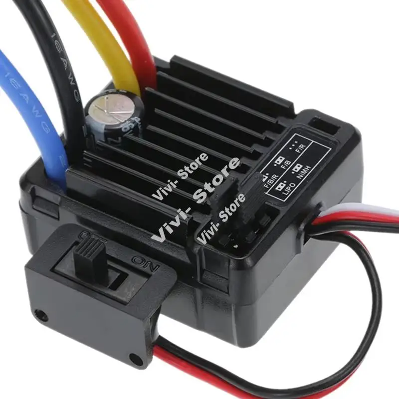 1060 60A Brushed ESC For 1:10 RC Cars Compatible With HSP, Axial Scx10 Models Compatible With HSP
1060 60A Brushed ESC For 1:10 RC Cars Compatible With HSP, Axial Scx10 Models Compatible With HSP