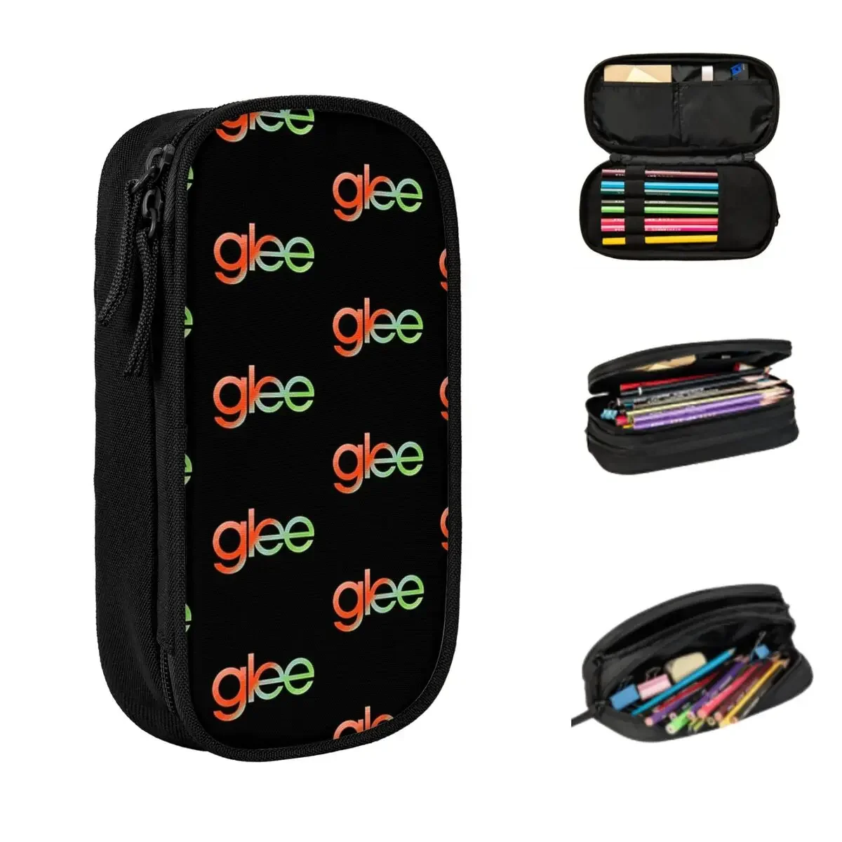 Пеналы с логотипом Glee, большие сумки для ручек, коробка для ручек, пенал для мальчиков и девочек, студентов, канцелярские принадлежности, школьный офис
Пеналы с логотипом Glee, большие сумки для ручек, коробка для ручек, пенал для мальчиков и девочек, студентов, канцелярские принадлежности, школьный офис