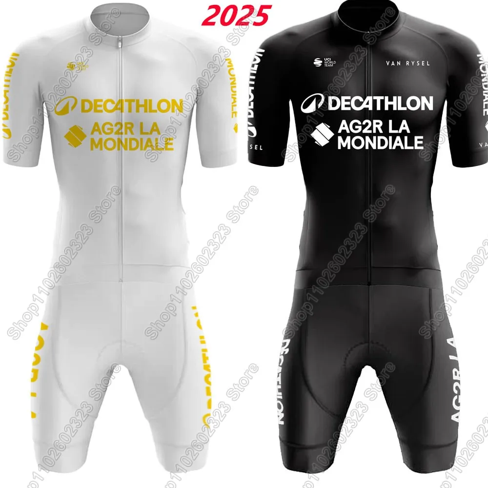 2025 AG2R Team Cycling Skinsuit Bodysuit Summer Men White Black Cycling Jerseys Set Race Clothing Jumpsuit MTB Maillot
2025 AG2R Team Cycling Skinsuit Bodysuit Summer Men White Black Cycling Jerseys Set Race Clothing Jumpsuit MTB Maillot