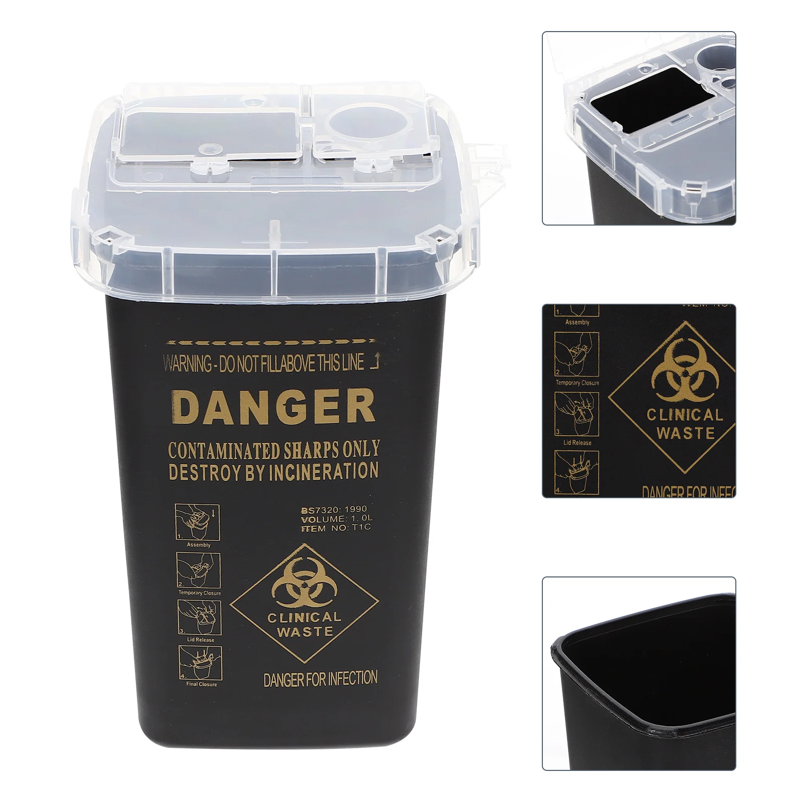 Plastic Small Container For Tattoo Salon Durable Needle Disposal Desktop Sharps Bins Sharps Containers For Needles Health Care
Plastic Small Container For Tattoo Salon Durable Needle Disposal Desktop Sharps Bins Sharps Containers For Needles Health Care