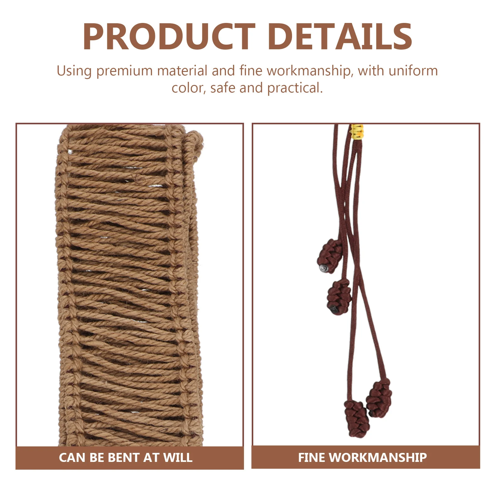 Hand-Made Durable Hemp Woven Rope Ring Practical Ethereal Drum Rope Protective Cover Steel Tongue Drum Accessory
Hand-Made Durable Hemp Woven Rope Ring Practical Ethereal Drum Rope Protective Cover Steel Tongue Drum Accessory