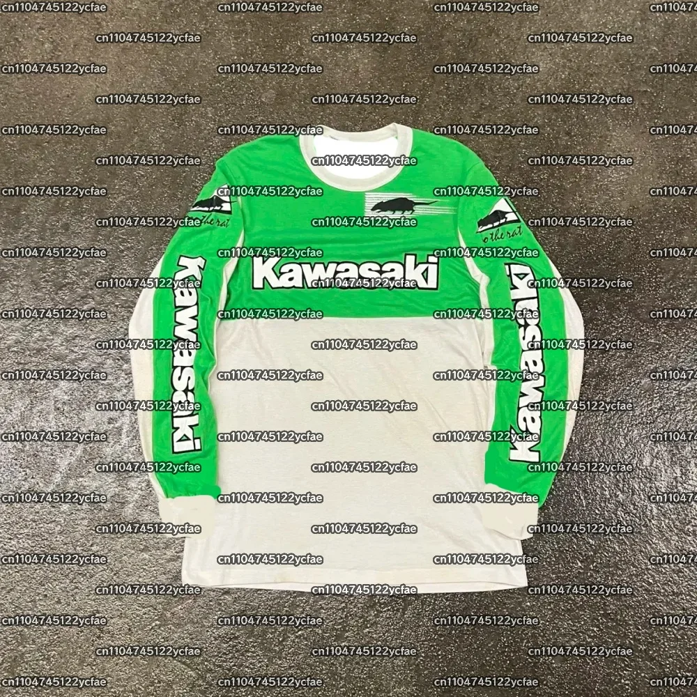 Kawasaki Autumn New Quick drying Breathable Fashion Adult and Children's Mountain Off road Riding Long Sleeve Clothing
Kawasaki Autumn New Quick drying Breathable Fashion Adult and Children's Mountain Off road Riding Long Sleeve Clothing