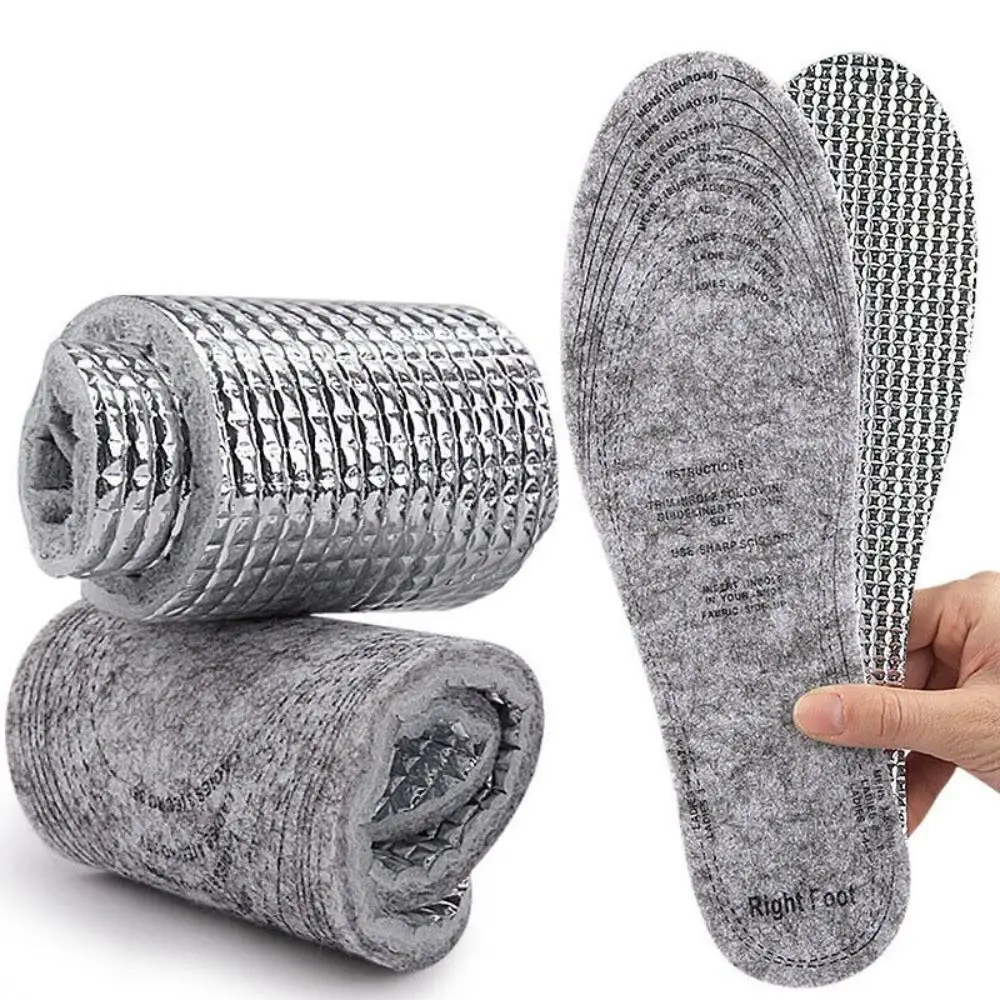 1 Pairs Comfortable Thermostatic Foil Thermal Insoles Cold-proof Deodorant Thermal Insole Breathable Warm Insoles for Men Women
1 Pairs Comfortable Thermostatic Foil Thermal Insoles Cold-proof Deodorant Thermal Insole Breathable Warm Insoles for Men Women
