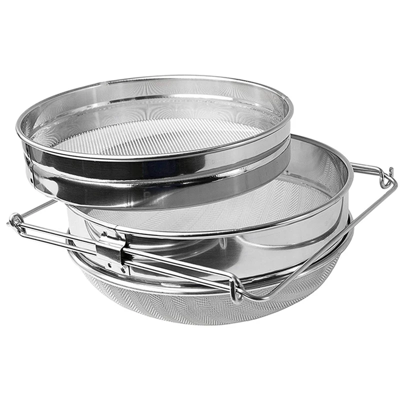 A25F-Double-Layer Stainless Steel Honey Filter Double Screen Beekeeping Equipment Filter Beekeeping Equipment
A25F-Double-Layer Stainless Steel Honey Filter Double Screen Beekeeping Equipment Filter Beekeeping Equipment