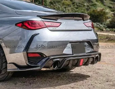Подходит для Infiniti Q60 CV37, модифицированные детали из углеродного волокна, модель TYPEV, задний спойлер, угол задней обертывания, хвостовая губа 
Подходит для Infiniti Q60 CV37, модифицированные детали из углеродного волокна, модель TYPEV, задний спойлер, угол задней обертывания, хвостовая губа
