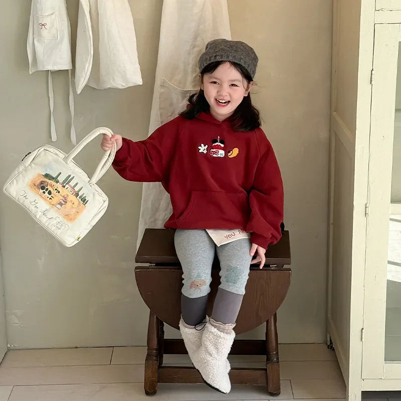 Girls Pants 2024 Winter New Childrens Wear Korean Style Girl Baby Cartoon Color Match Plus Fleece Leggings Casual Simple Daily
Girls Pants 2024 Winter New Childrens Wear Korean Style Girl Baby Cartoon Color Match Plus Fleece Leggings Casual Simple Daily