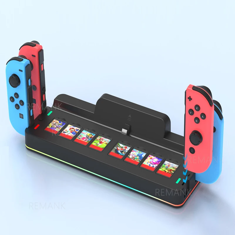 REMANK For Switch LED Station Base with HDMI Charging Dock USB Type-C Port 3.0 Portable For Nintendo Switch Accessories Adapter
REMANK For Switch LED Station Base with HDMI Charging Dock USB Type-C Port 3.0 Portable For Nintendo Switch Accessories Adapter
