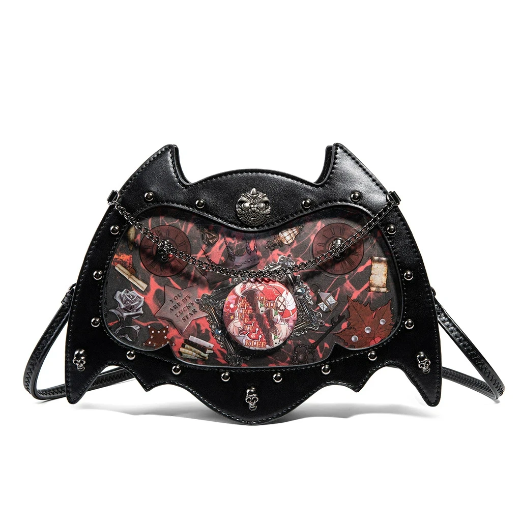 New Original Design Women's Gothic Dark Wind Ita Bag Y2K Cool Punk Large Capacity Crossbody Bag JK Uniform Shoulder Bag
New Original Design Women's Gothic Dark Wind Ita Bag Y2K Cool Punk Large Capacity Crossbody Bag JK Uniform Shoulder Bag