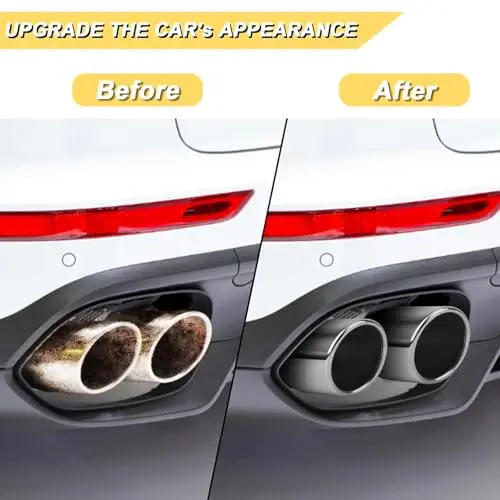 Stainless Steel Exhaust Tailpipe With 4 Inch Inlet, 5 Inch Outlet, 12 Inch Length, Bolt-On Design, Rolled Edge, Sleek Slant
Stainless Steel Exhaust Tailpipe With 4 Inch Inlet, 5 Inch Outlet, 12 Inch Length, Bolt-On Design, Rolled Edge, Sleek Slant