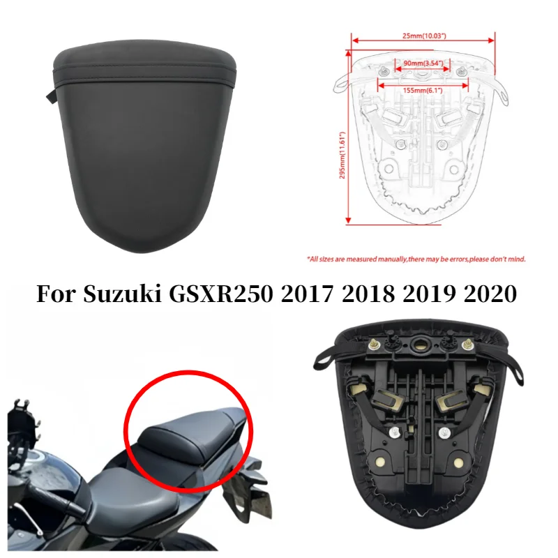 Motorcycle cushion rear seat bag rear passenger leather seat for Suzuki GSXR 250 GSXR250 2017 2018 2019 2020
Motorcycle cushion rear seat bag rear passenger leather seat for Suzuki GSXR 250 GSXR250 2017 2018 2019 2020