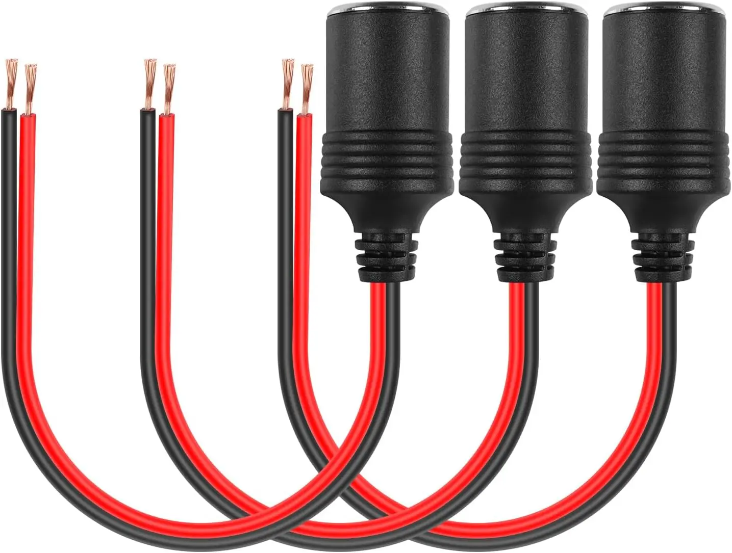 Комплект из 3-х кабелей 18AWG для автомобильного прикуривателя с неизолированными концами проводов, 30 см, 12В/24В, для устройств мощностью до 120 Вт
Комплект из 3-х кабелей 18AWG для автомобильного прикуривателя с неизолированными концами проводов, 30 см, 12В/24В, для устройств мощностью до 120 Вт