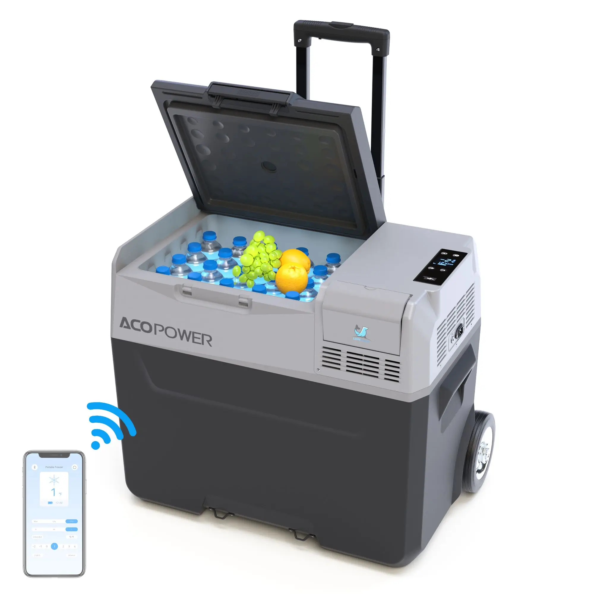 AcoPower Car Fridge Cooler 42Qt Compressor Refrigerator With App Control For Vehicles
AcoPower Car Fridge Cooler 42Qt Compressor Refrigerator With App Control For Vehicles