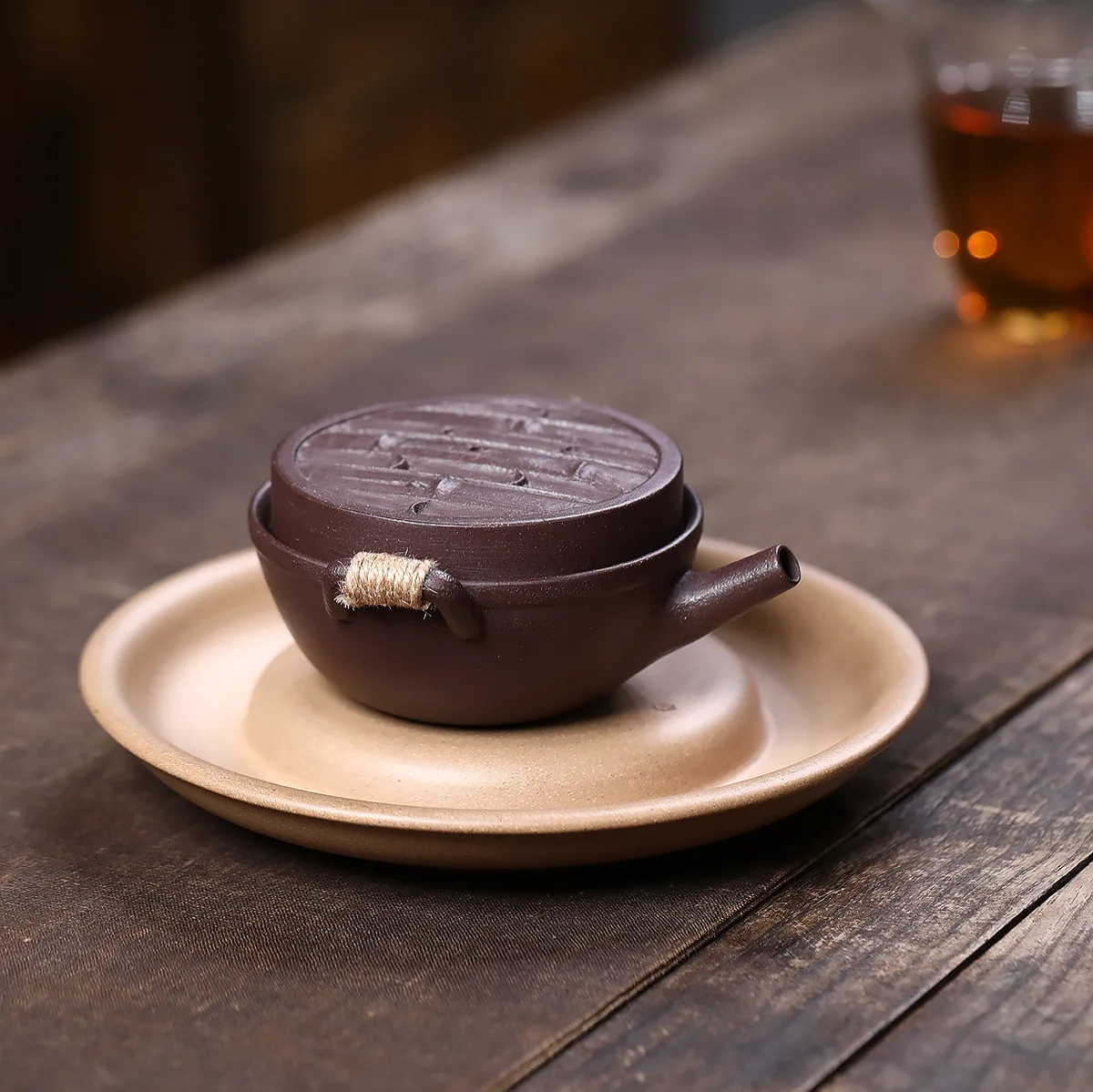 Handmade Large Mouth Set Yixing Purple Clay Pot Ore Cover Teapot Card 130C
Handmade Large Mouth Set Yixing Purple Clay Pot Ore Cover Teapot Card 130C