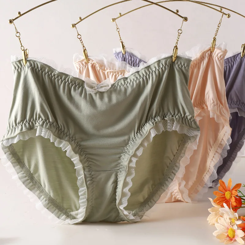Underwears for Women 3Pcs/lot Plus Size 6XL Soft Breathable Selvedge Cute High Elasticity Female Panties Set
Underwears for Women 3Pcs/lot Plus Size 6XL Soft Breathable Selvedge Cute High Elasticity Female Panties Set