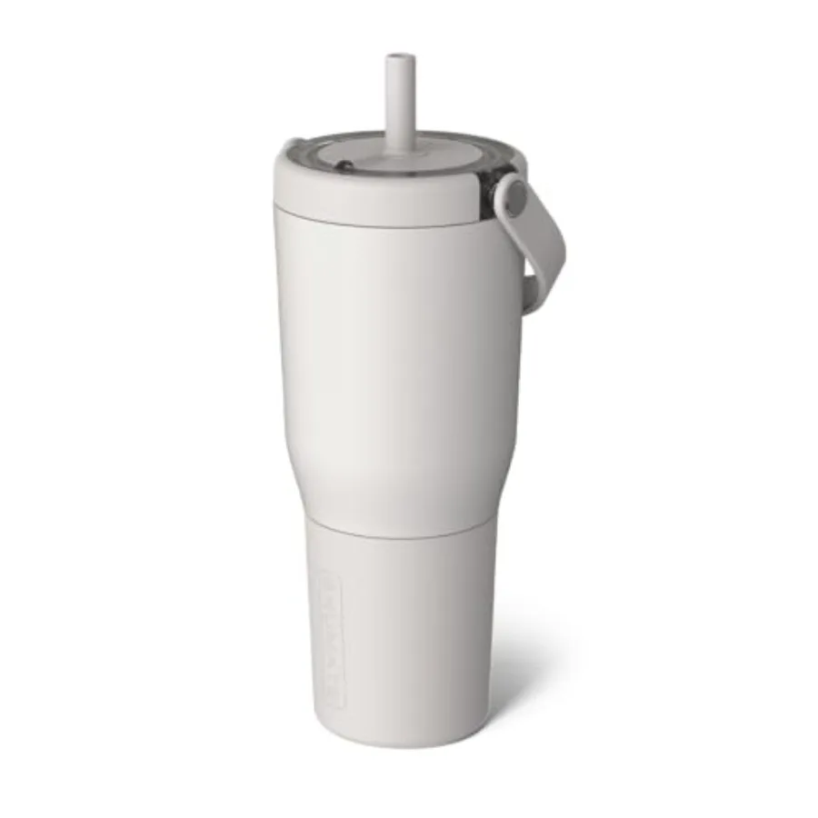 Resa 35oz 100% Leakproof Travel Tumbler with Handle and Straw Flexible SoftSip Straw Silicone Sleeve for Durability Stainless S
Resa 35oz 100% Leakproof Travel Tumbler with Handle and Straw Flexible SoftSip Straw Silicone Sleeve for Durability Stainless S