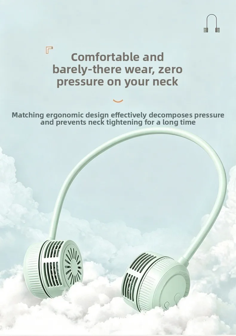 Folding neck hanging outdoor portable portable rechargeable bladeless small fan
Folding neck hanging outdoor portable portable rechargeable bladeless small fan