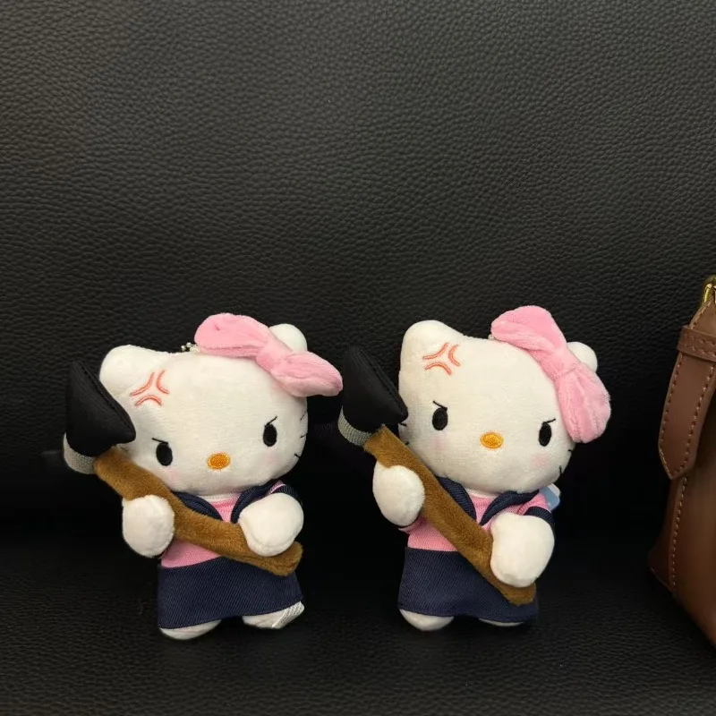 New 12cm Anime Kawaii Grumpy Axe Hellokittys Girls Y2k Bag Pendant Cartoon Plush Doll Toy Keychain Diy Decoration School Gift
New 12cm Anime Kawaii Grumpy Axe Hellokittys Girls Y2k Bag Pendant Cartoon Plush Doll Toy Keychain Diy Decoration School Gift