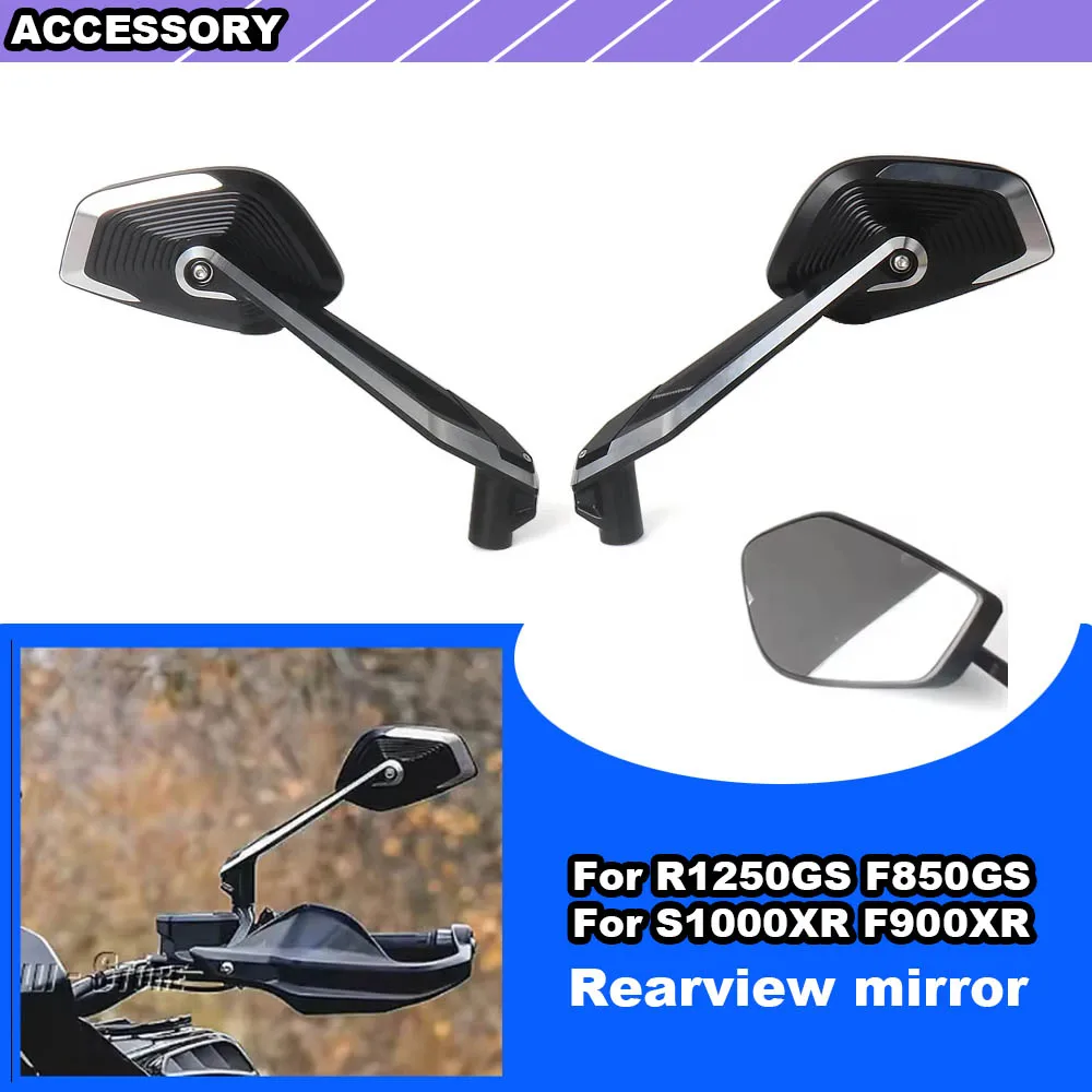 For BMW R1250GS F850GS S1000XR S1000R F900R F900XR G310GS F650GS F800R ADV Aluminum Motorcycle side rearview mirrors
For BMW R1250GS F850GS S1000XR S1000R F900R F900XR G310GS F650GS F800R ADV Aluminum Motorcycle side rearview mirrors