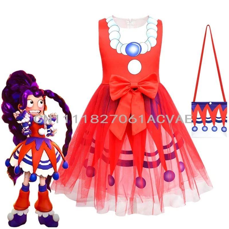 Girls Horror Game Play Time Lily Cosplay Costume Girls Dress Puppet Lily Kid Mesh Bow princess dress Halloween Carnival Clothing
Girls Horror Game Play Time Lily Cosplay Costume Girls Dress Puppet Lily Kid Mesh Bow princess dress Halloween Carnival Clothing