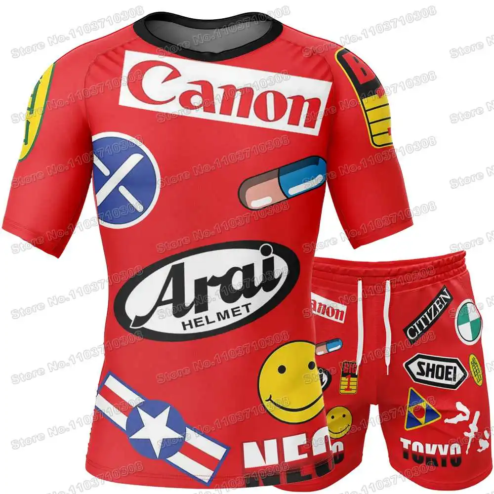 1th WWF Wrestling Anime Rash Guards Surfing Jersey Beach Shirts Swimwear Diving Gym Shorts MMA BJJ Men Jiu Jitsu Fitness Sets
1th WWF Wrestling Anime Rash Guards Surfing Jersey Beach Shirts Swimwear Diving Gym Shorts MMA BJJ Men Jiu Jitsu Fitness Sets