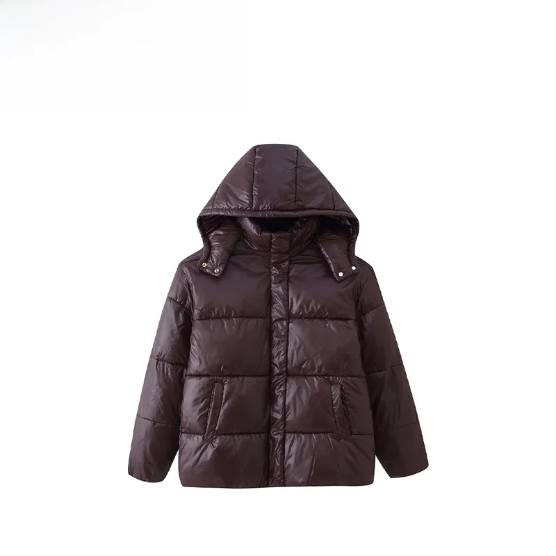 ZR Осеннее новое женское моющееся хлопковое джето с капюшоном, яркая поверхность, универсальное женское пальто простого дизайна
ZR Осеннее новое женское моющееся хлопковое джето с капюшоном, яркая поверхность, универсальное женское пальто простого дизайна