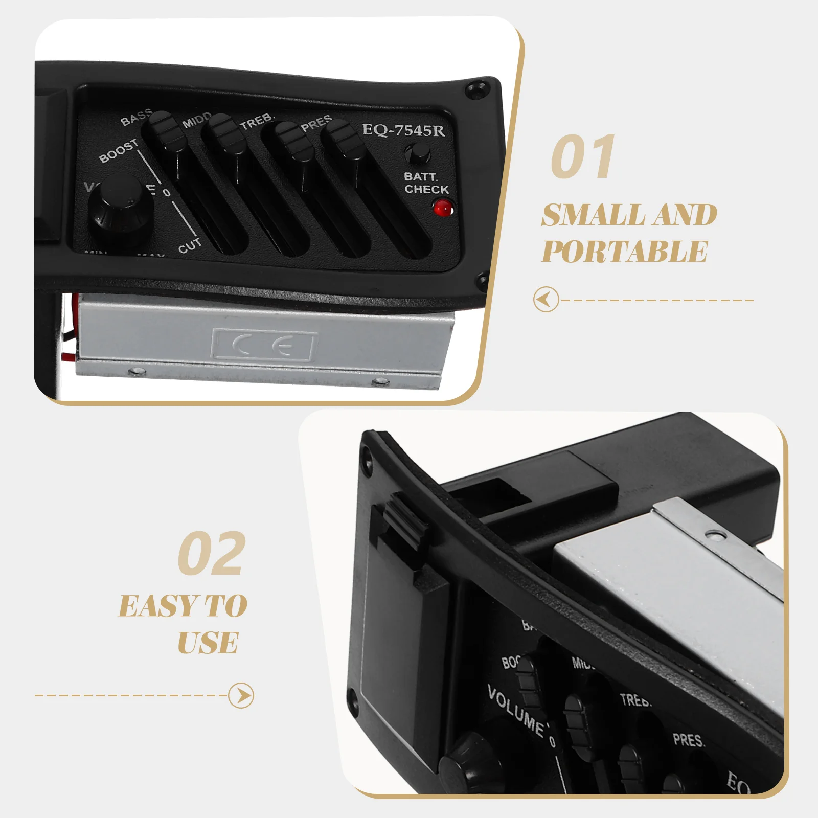 Pickup EQ Guitar Pickups Equalizer Guitarra Piezo Preamp 4 Bands Four Paragraphs
Pickup EQ Guitar Pickups Equalizer Guitarra Piezo Preamp 4 Bands Four Paragraphs