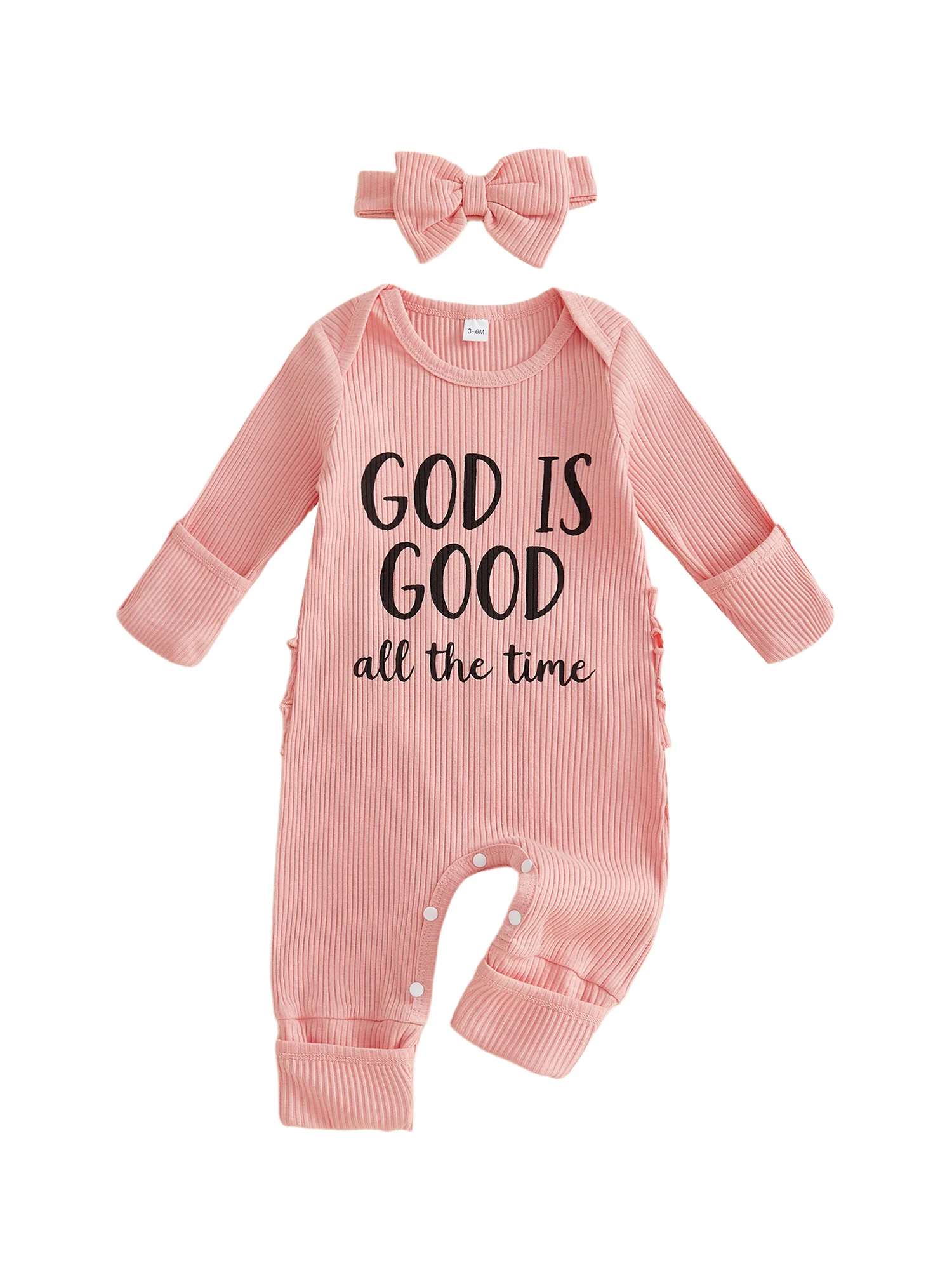 Очаровательный комбинезон с цветочным принтом для маленьких девочек, с рукавами-рюшами и подходящей повязкой на голову с бантом, комплект для стильных нарядов для малышей
Очаровательный комбинезон с цветочным принтом для маленьких девочек, с рукавами-рюшами и подходящей повязкой на голову с бантом, комплект для стильных нарядов для малышей