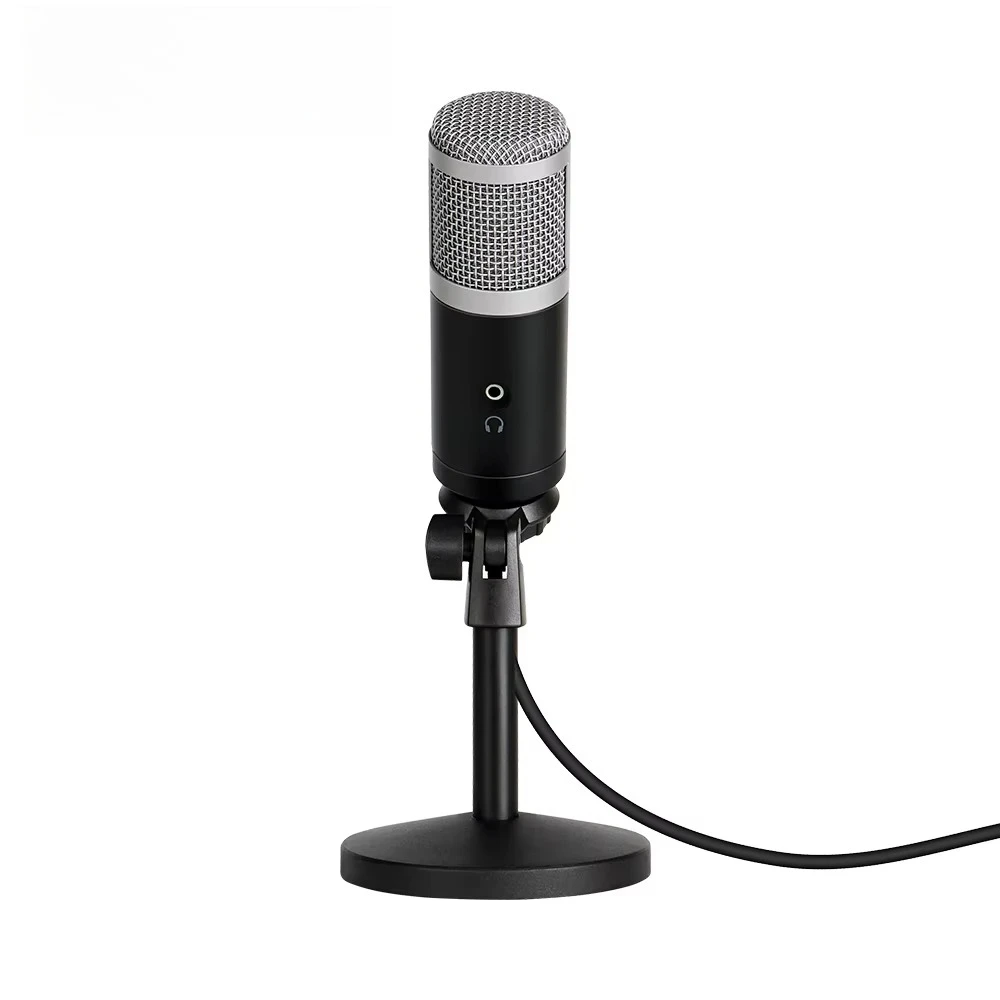 Professional Condenser USB Studio Microphone Desktop Headset Portable Noise Cancelling Function Live Recording
Professional Condenser USB Studio Microphone Desktop Headset Portable Noise Cancelling Function Live Recording