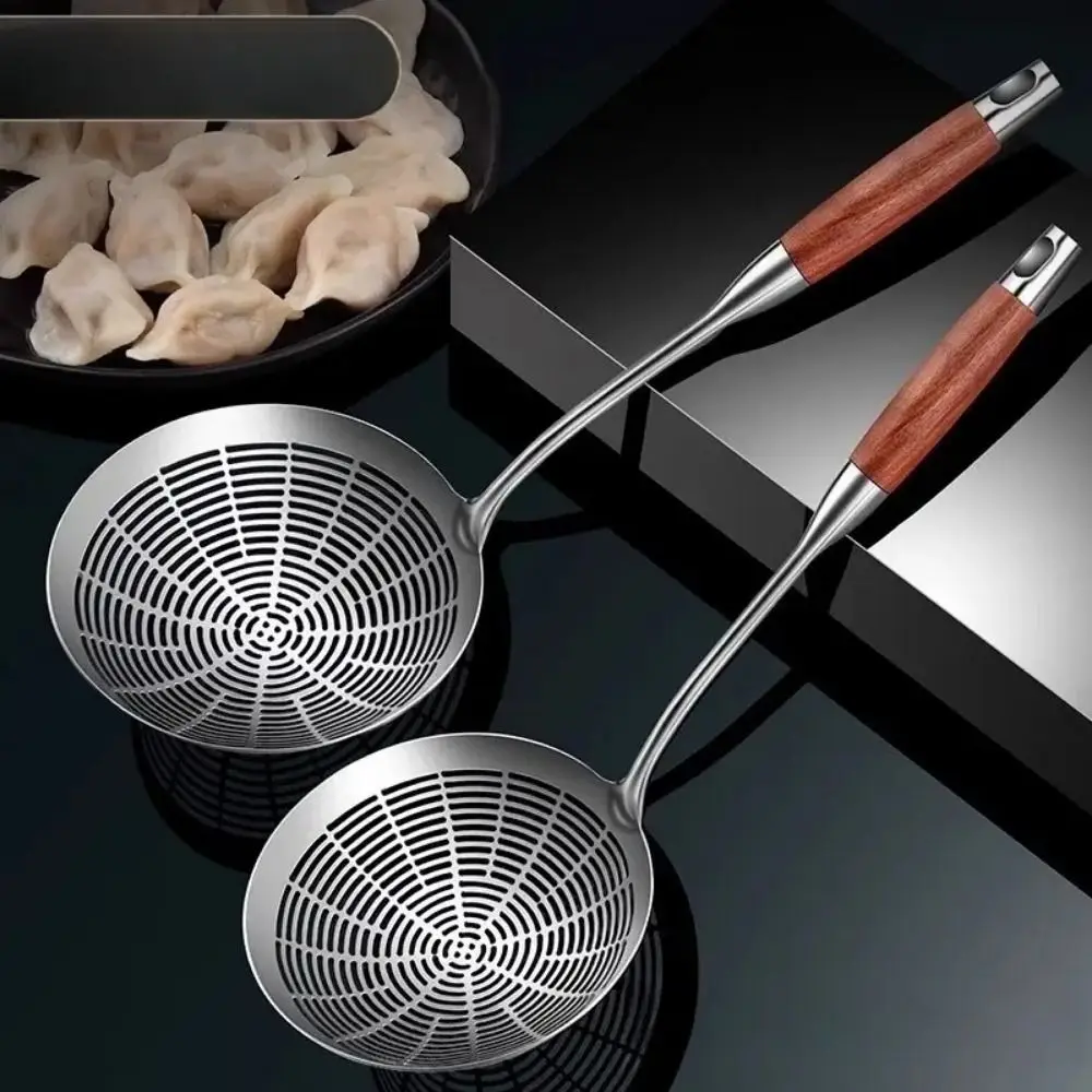 Stainless Steel Large Colander Wooden Handle High Quality Mesh Strainer Anti Scalding Heat Resistant Foods Sifter
Stainless Steel Large Colander Wooden Handle High Quality Mesh Strainer Anti Scalding Heat Resistant Foods Sifter